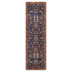 Traditional Serapi Hand Knotted Wool Blue Area Rug 2
 7" x 8
 11"