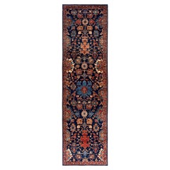 Traditional Serapi Hand Knotted Wool Blue Area Rug 2
 7" x 9
 6"