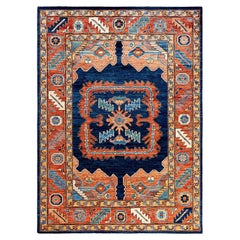 Traditional Serapi Hand Knotted Wool Blue Area Rug 5
1" x 7
0" Traditional Serapi Hand Knotted Wool Blue Area Rug 5
1" x 7
0"