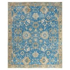 Traditional Serapi Hand Knotted Wool Blue Area Rug 8
 1" x 9
 6"