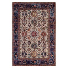 Traditional Serapi Hand Knotted Wool Brown Area Rug 6' 0" x 9' 0"
