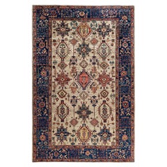Traditional Serapi Hand Knotted Wool Brown Area Rug 6' 0" x 9' 2"