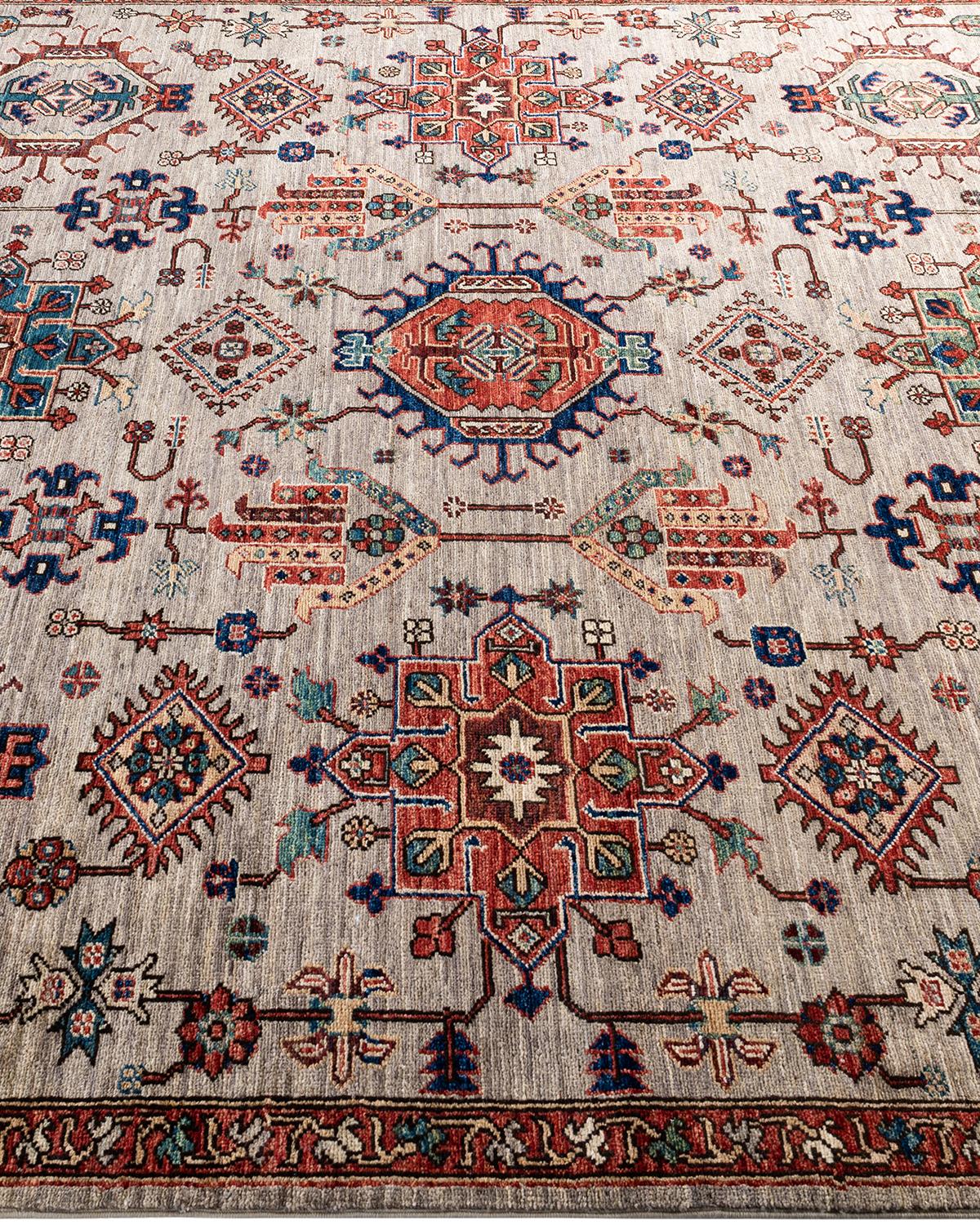 Traditional Serapi Hand Knotted Wool Brown Area Rug  In New Condition For Sale In Norwalk, CT