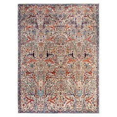 Traditional Serapi Hand Knotted Wool Gray Area Rug 8' 11" x 12' 0"