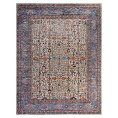 Traditional Serapi Hand Knotted Wool Gray Area Rug 9' 4" x 12' 0"
