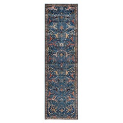 Traditional Serapi Hand Knotted Wool Light Blue Area Rug 2
 9" x 9
 8"