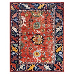 Traditional Serapi Hand Knotted Wool Red Area Rug 5
0" x 6
5" Traditional Serapi Hand Knotted Wool Red Area Rug 5
0" x 6
5"