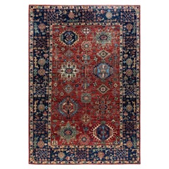 Traditional Serapi Hand Knotted Wool Red Area Rug 6
 2" x 8
 10"