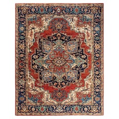 Traditional Serapi Hand Knotted Wool Red Area Rug 8
 0" x 10
 2"