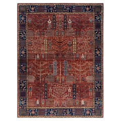 Traditional Serapi Hand Knotted Wool Red Area Rug 9' 0" x 12' 0"