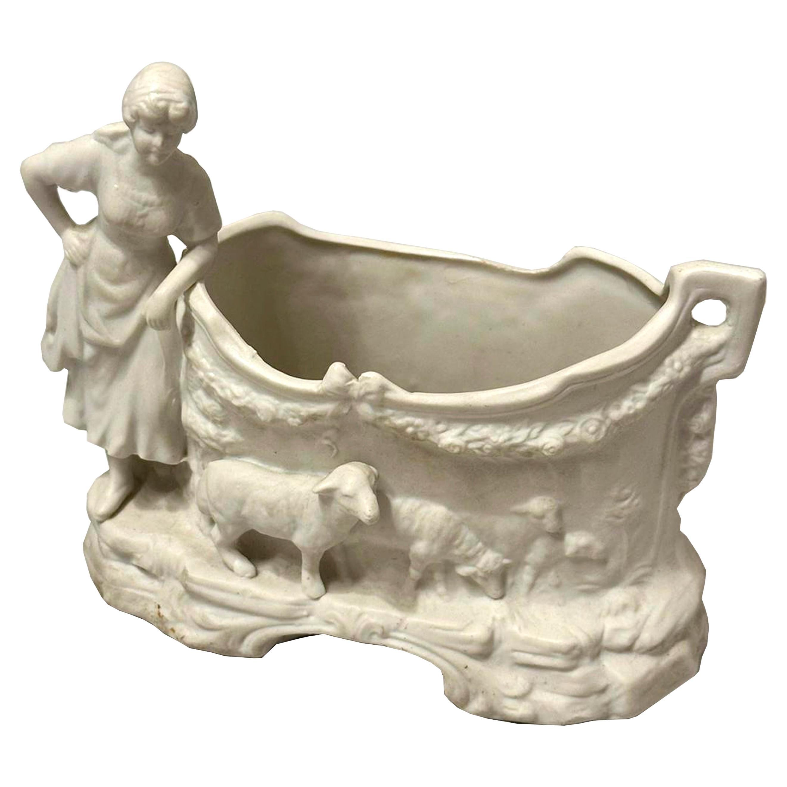Motif traditionnel de berger Centre de table. France, 19e siècle. en vente