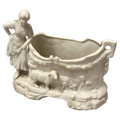 Traditional Shepherding Motif Centrepiece. France, 19th Century.