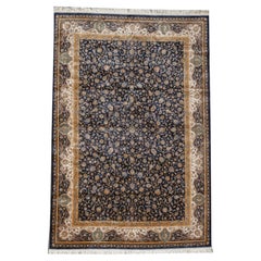 Traditional Silk Persian Design Rug 6'4" x 9'7"