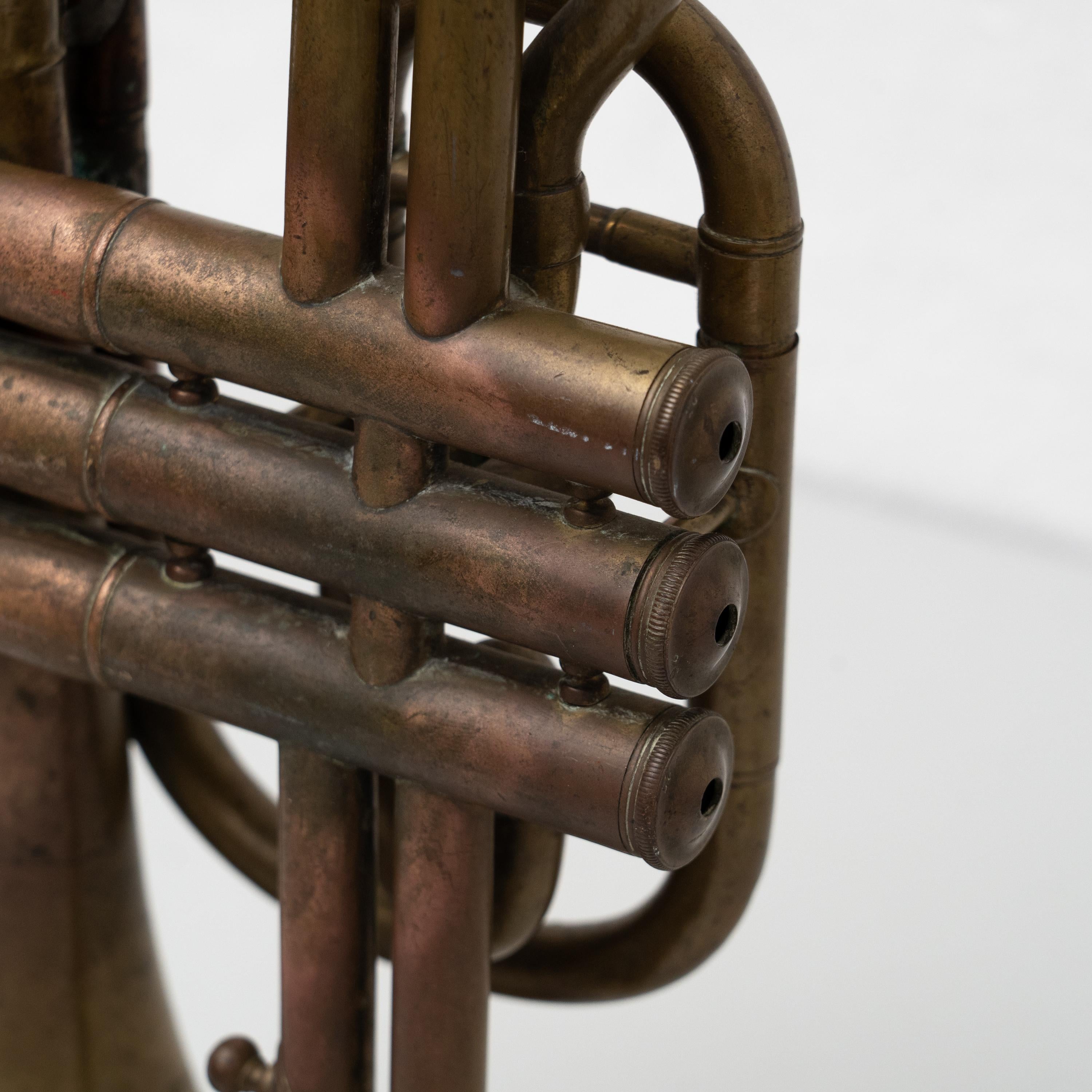 Traditional Spanish Brass Trumpet, circa 1960 For Sale 2