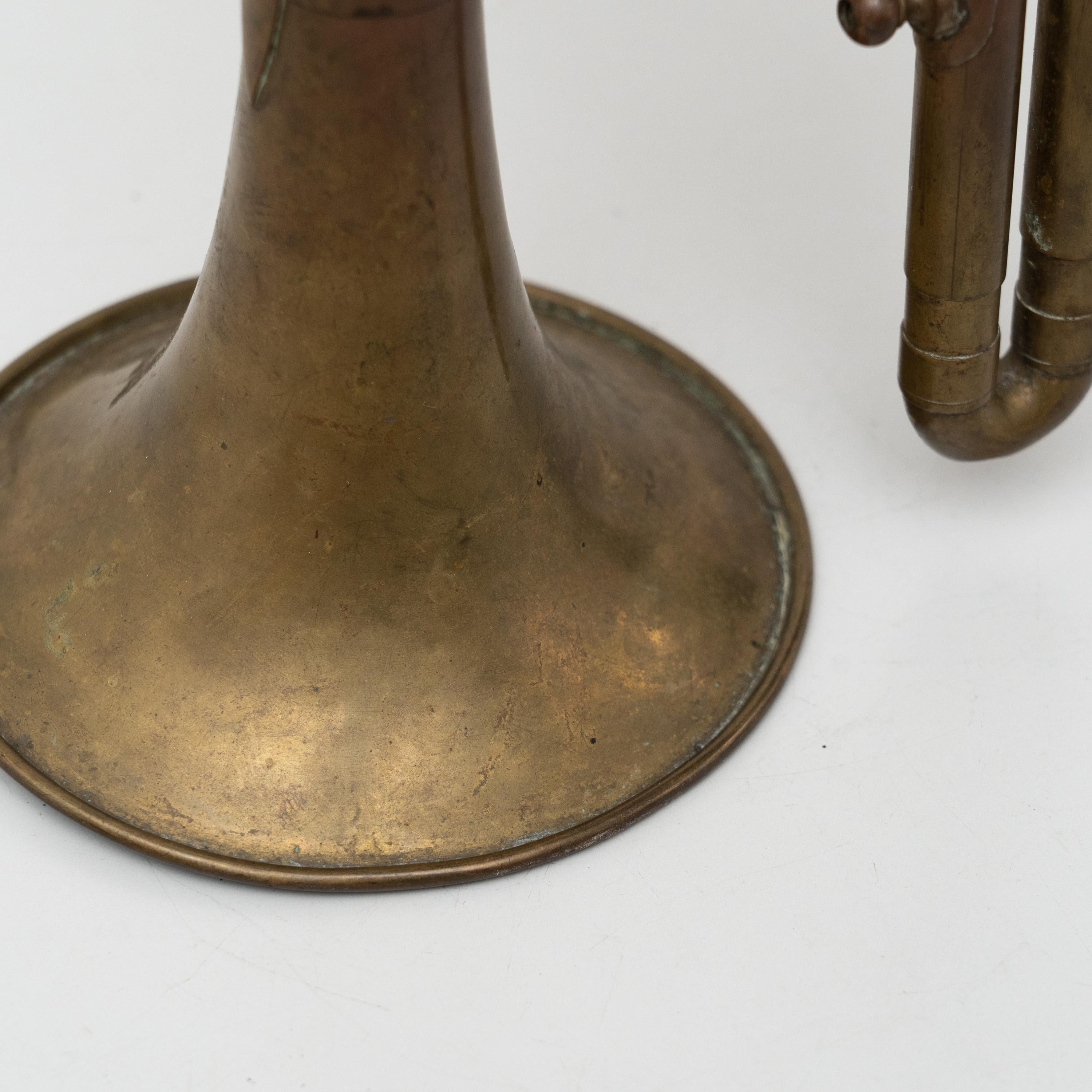 Traditional Spanish Brass Trumpet, circa 1960 For Sale 4