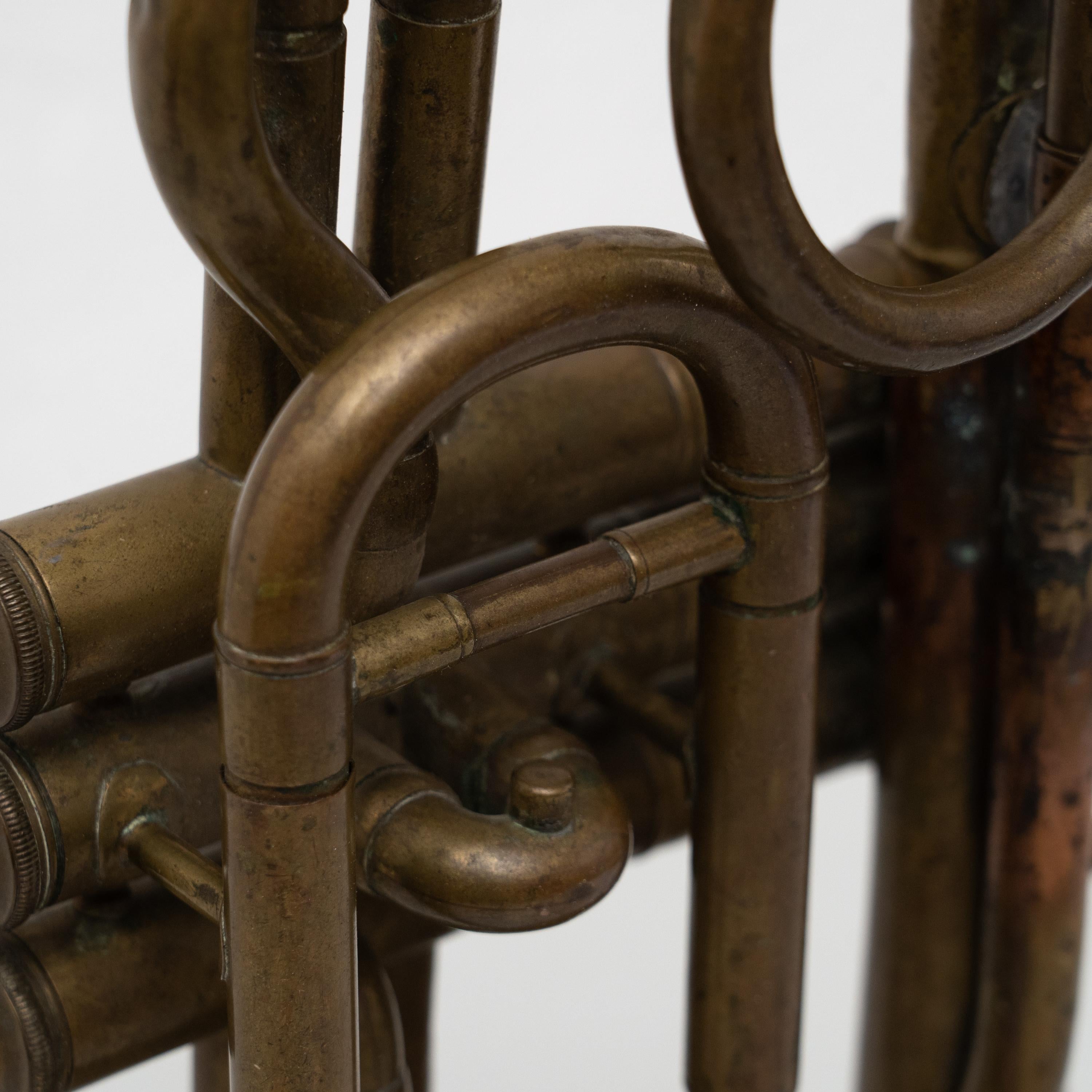 Traditional Spanish Brass Trumpet, circa 1960 For Sale 9