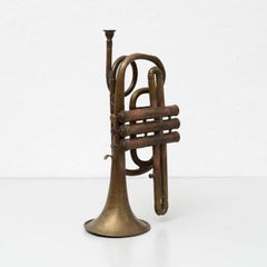 Traditional Spanish Brass Trumpet, circa 1960