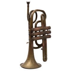 Retro Traditional Spanish Brass Trumpet, circa 1960