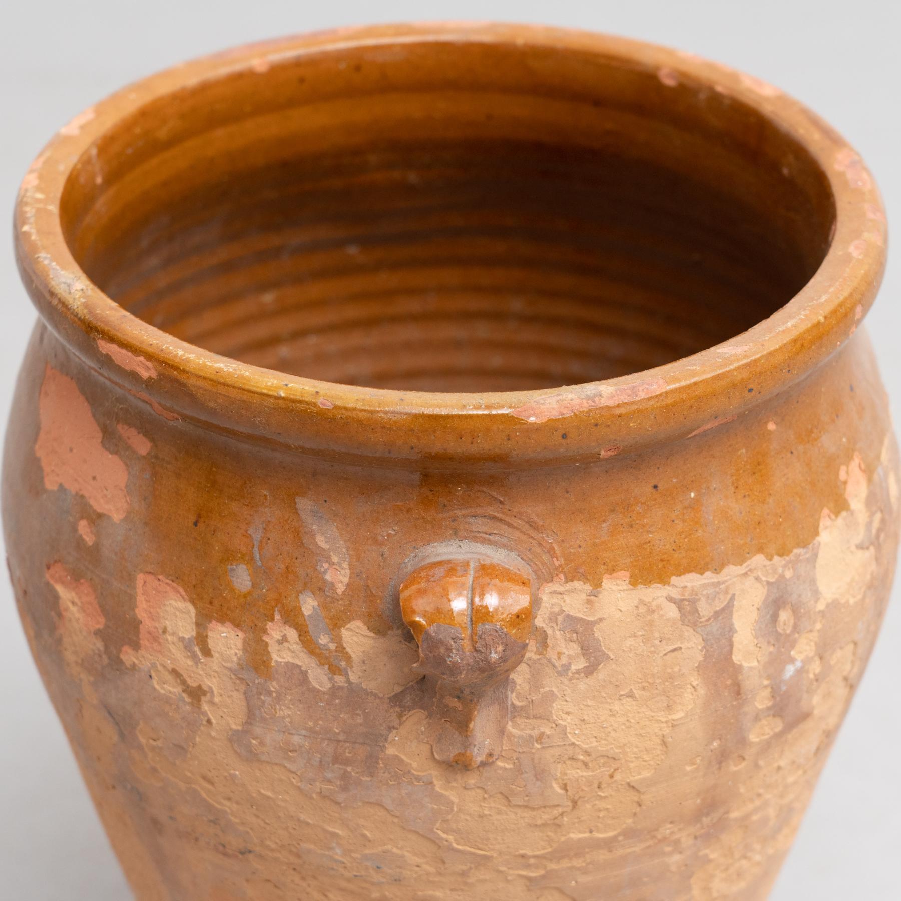 Vaso rustico tradizionale spagnolo in ceramica, 1960 circa in vendita 4