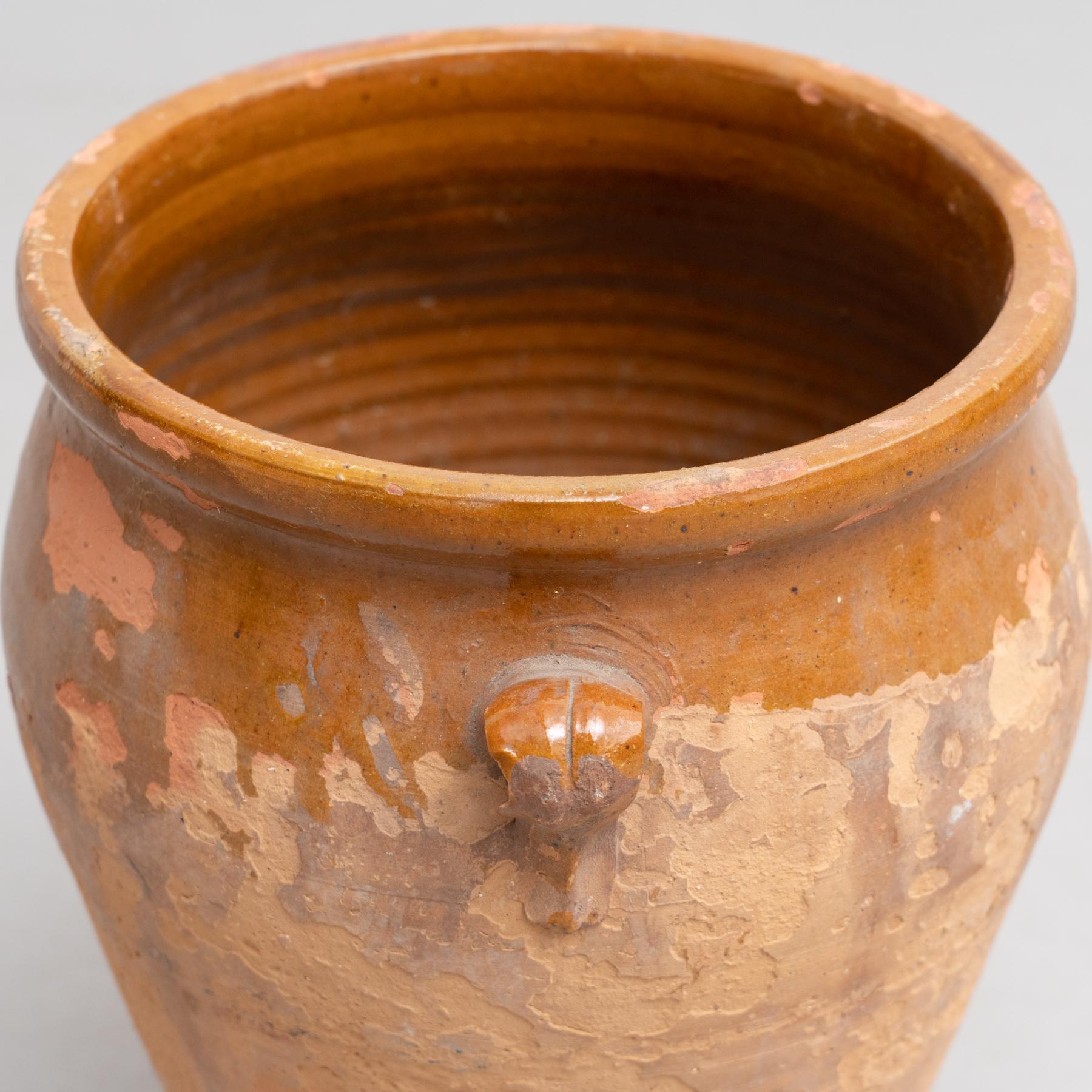 Traditional Spanish Ceramic Rustic Vase, circa 1960 For Sale 6