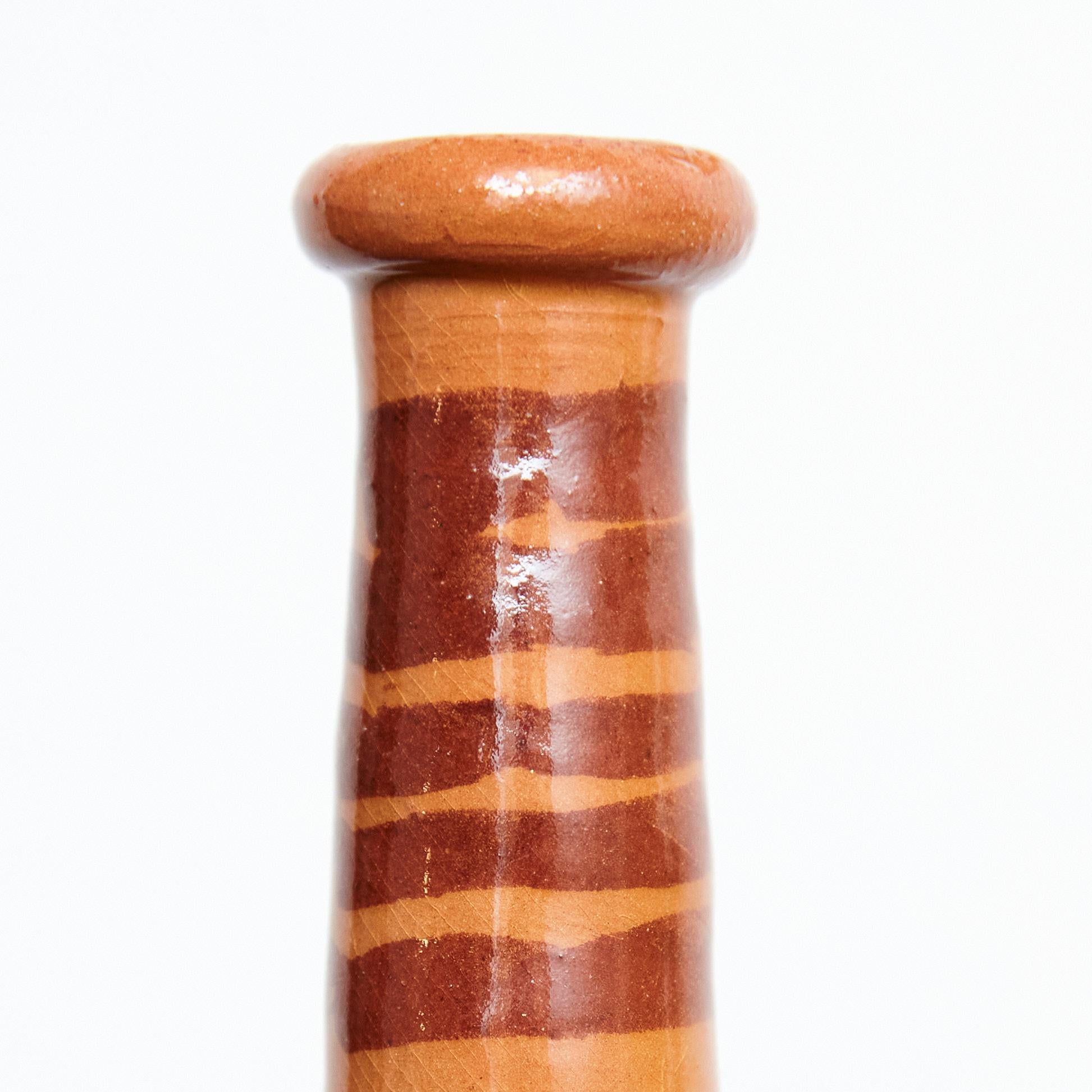 Mid-20th Century Traditional Spanish Ceramic Trumpet, circa 1960 For Sale