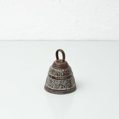 Traditional Spanish Rustic Bronze Bell, circa 1880