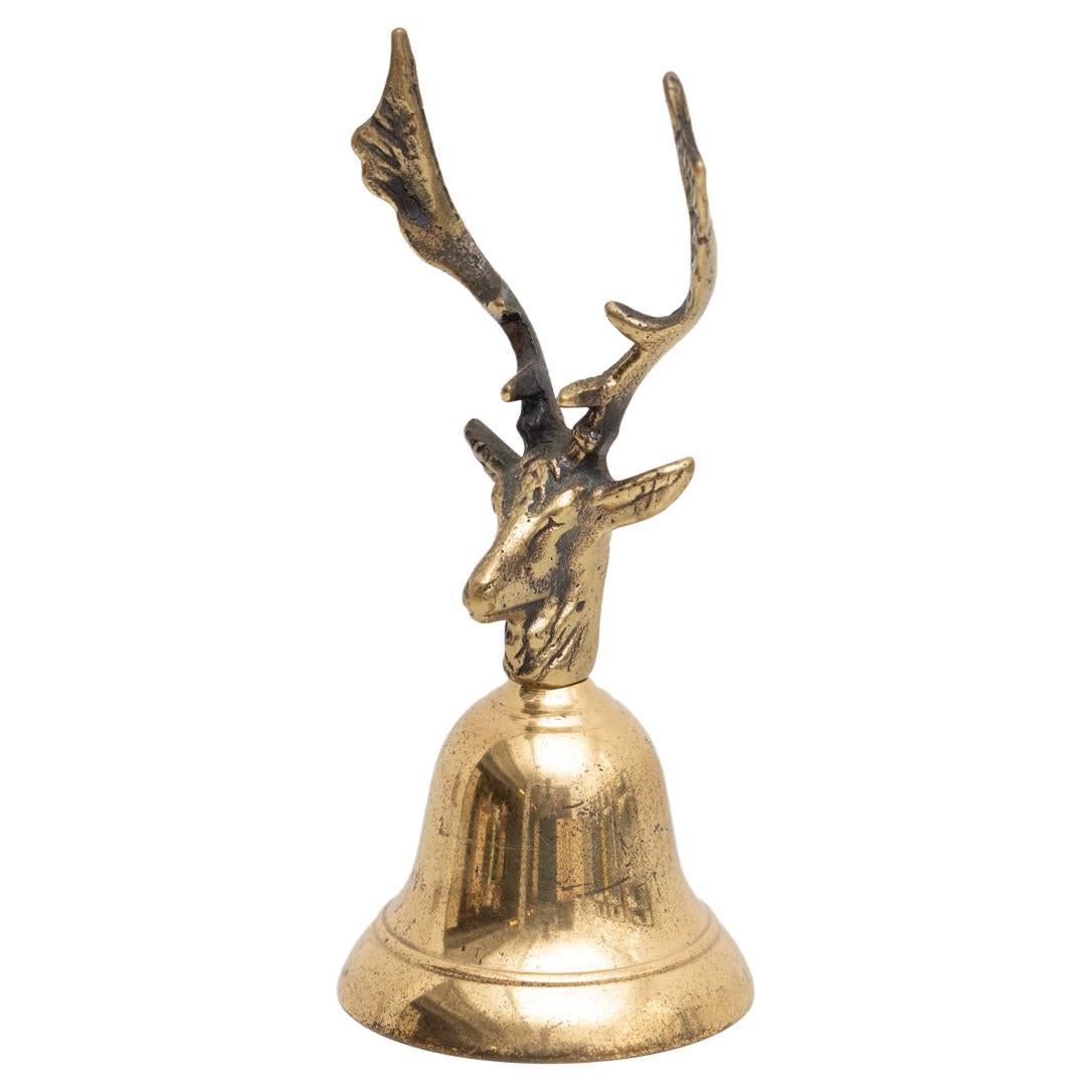 Traditional Spanish Rustic Bronze Hand Bell, circa 1970