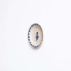 Piatto tradizionale spagnolo in ceramica rustica, inizio XX secolo