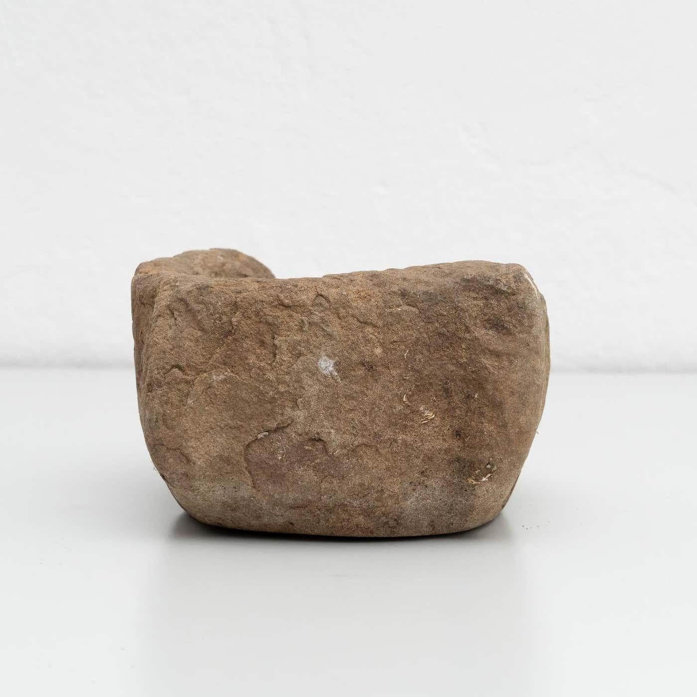 Traditional Spanish Stone Mortar, circa 1930 For Sale 1