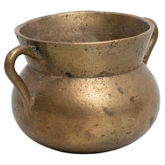 Traditional Spanish Vintage Bronze Pot, circa 1920