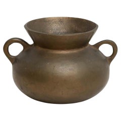 Traditional Spanish Vintage Bronze Pot, circa 1930