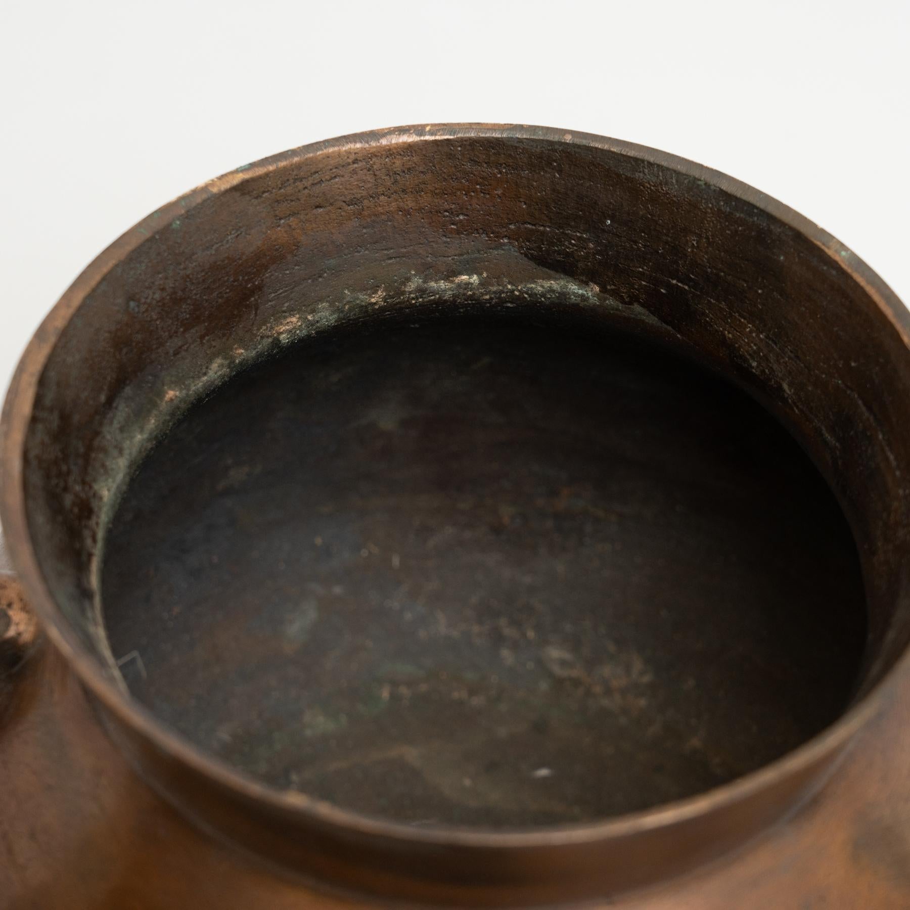 Pot traditionnel espagnol en bronze vintage, circa 1950 en vente 7