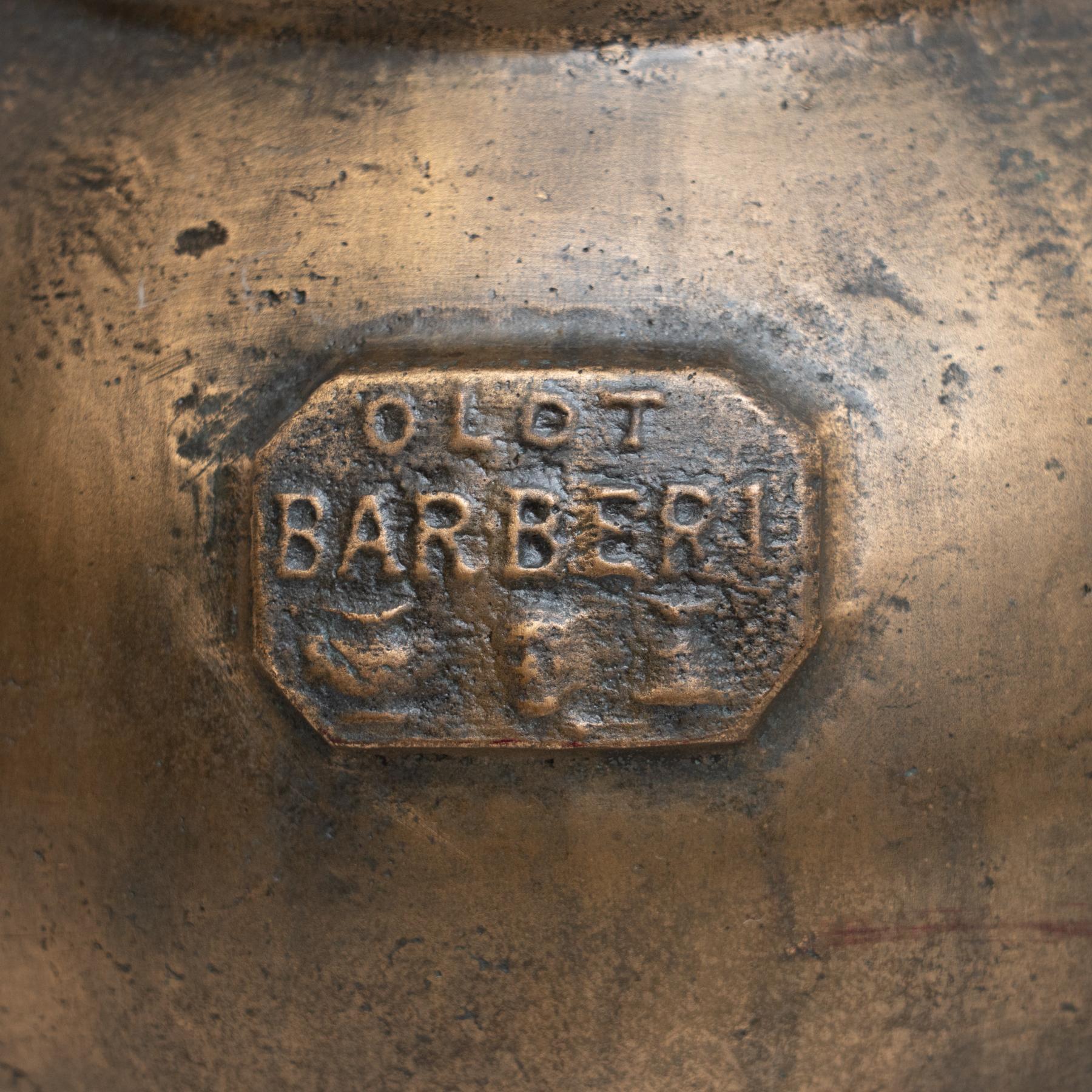 Spagnolo Vaso tradizionale spagnolo in bronzo vintage, circa 1950 in vendita