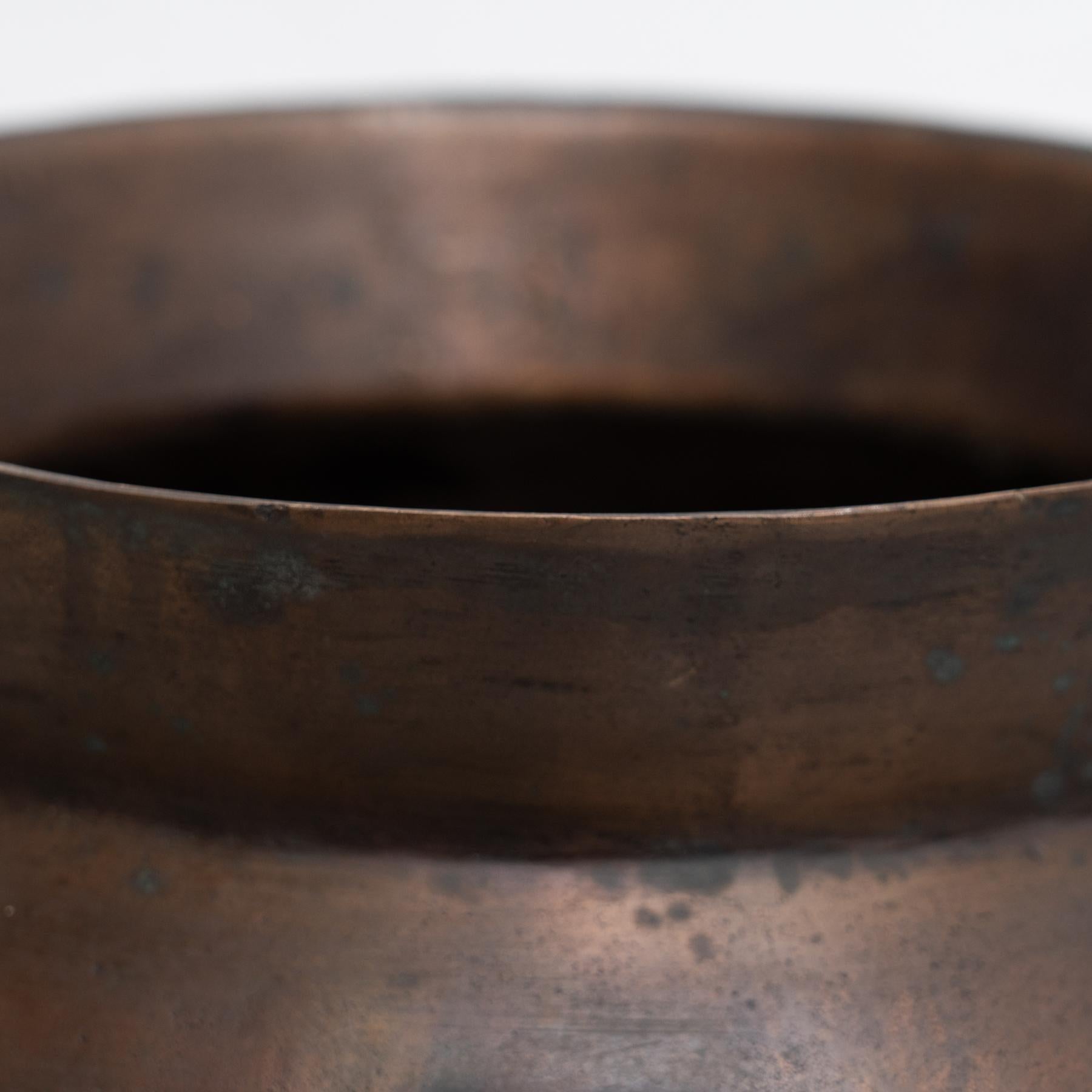 Pot traditionnel espagnol en bronze vintage, circa 1950 Bon état - En vente à Barcelona, ES