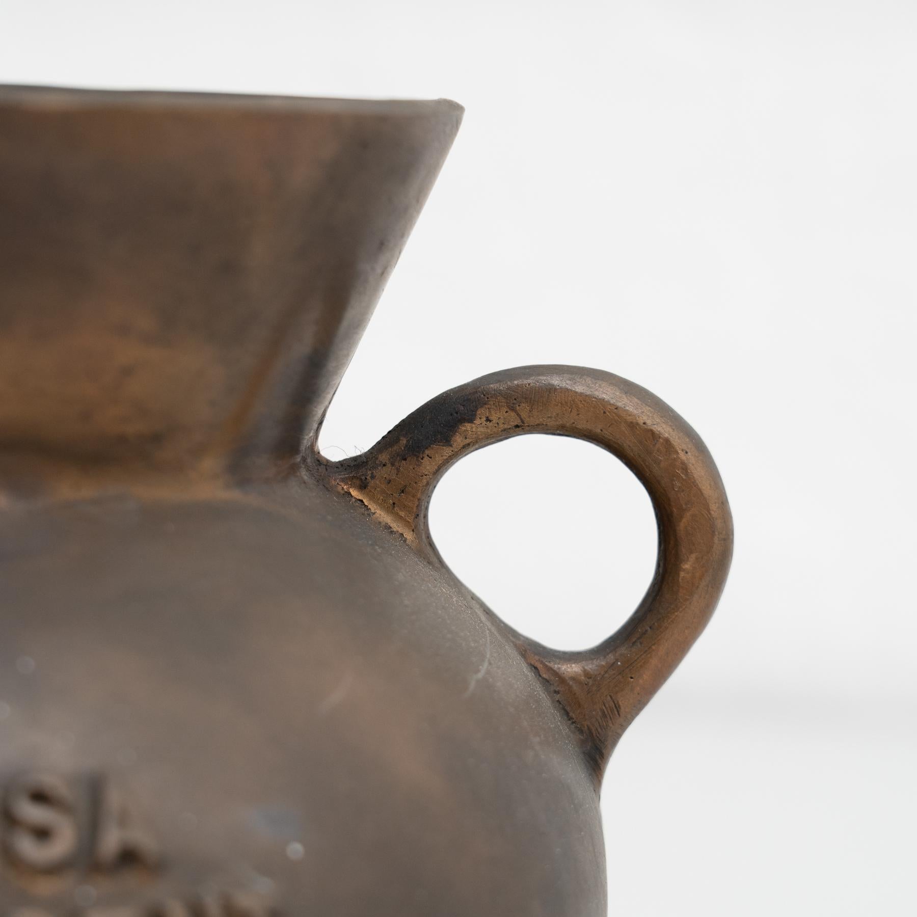 Pot traditionnel espagnol en bronze vintage, circa 1985 en vente 8