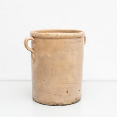Traditionelle spanische Keramikvase im Vintage-Stil, um 1950