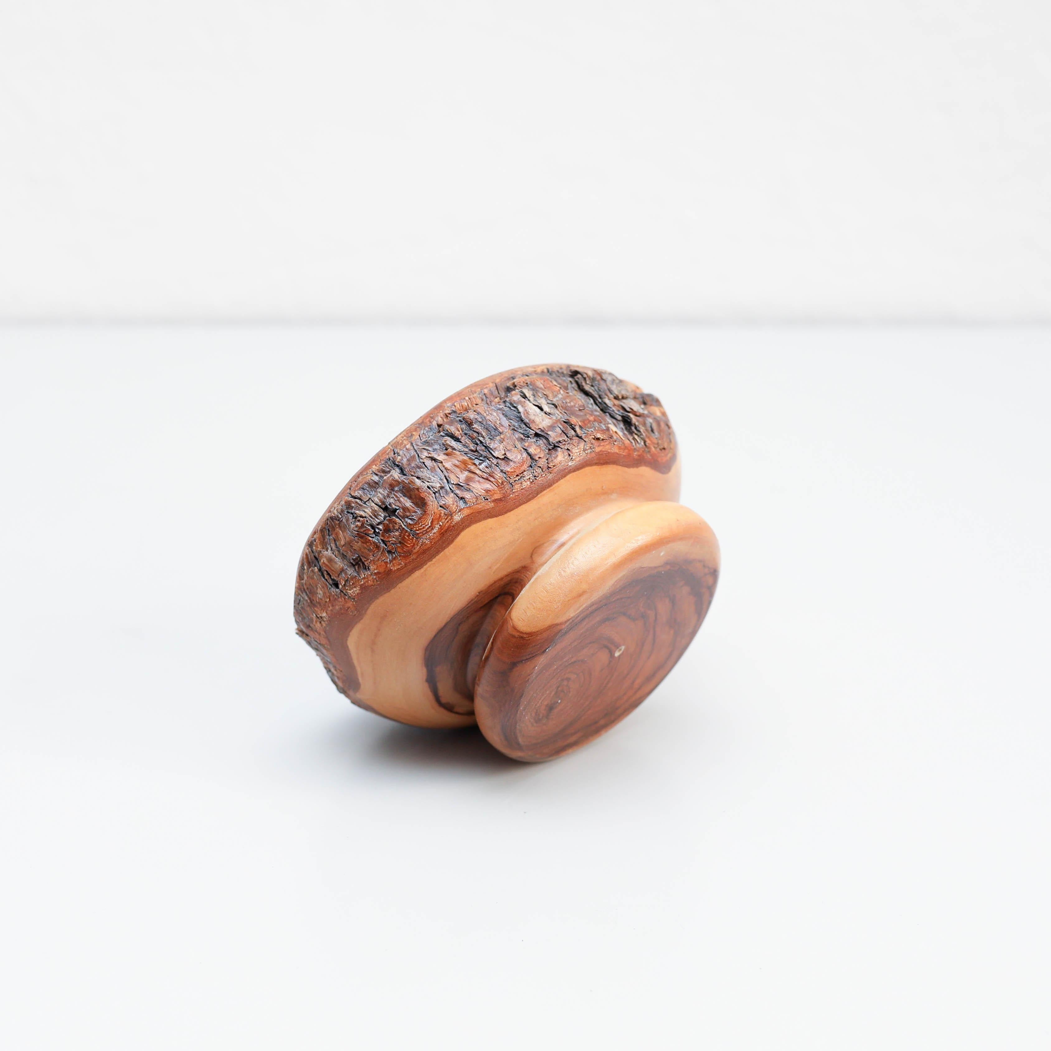 Fine XX secolo Mortaio tradizionale spagnolo in Wood, circa 1970 in vendita