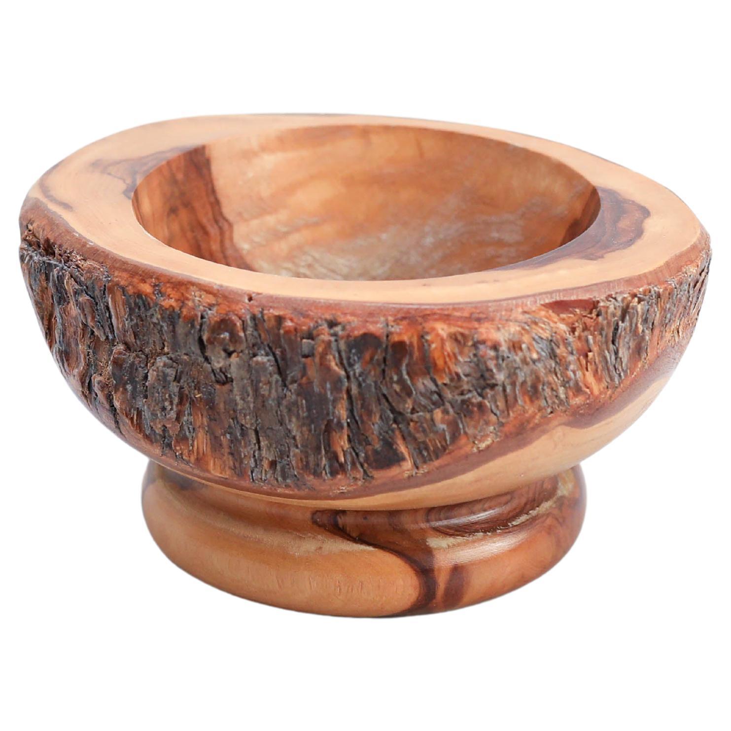 Traditioneller spanischer Holzmortar aus Holz, um 1970