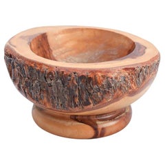 Traditional Spanish Wood Mortar, Circa 1970