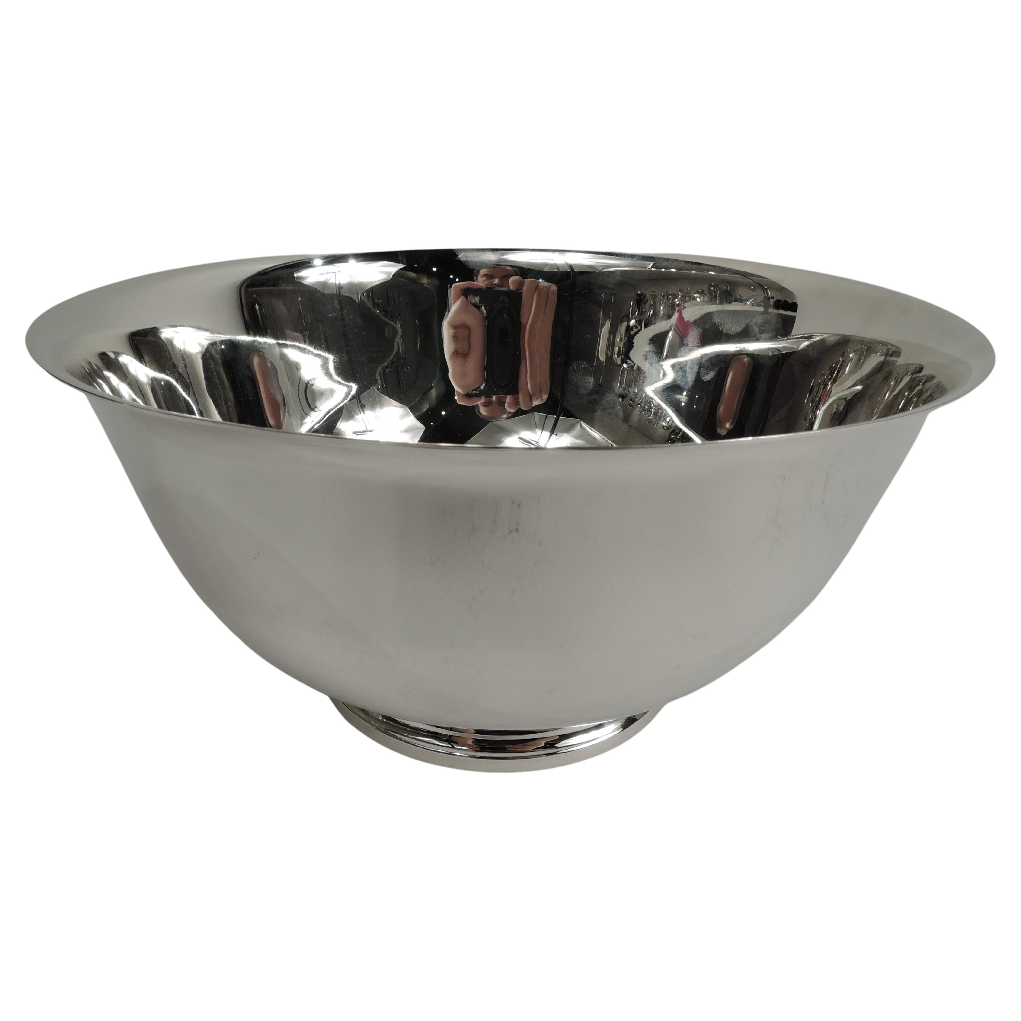 Tiffany and Co. Sterling Silver Punch Bowl And Ladle at 1stDibs