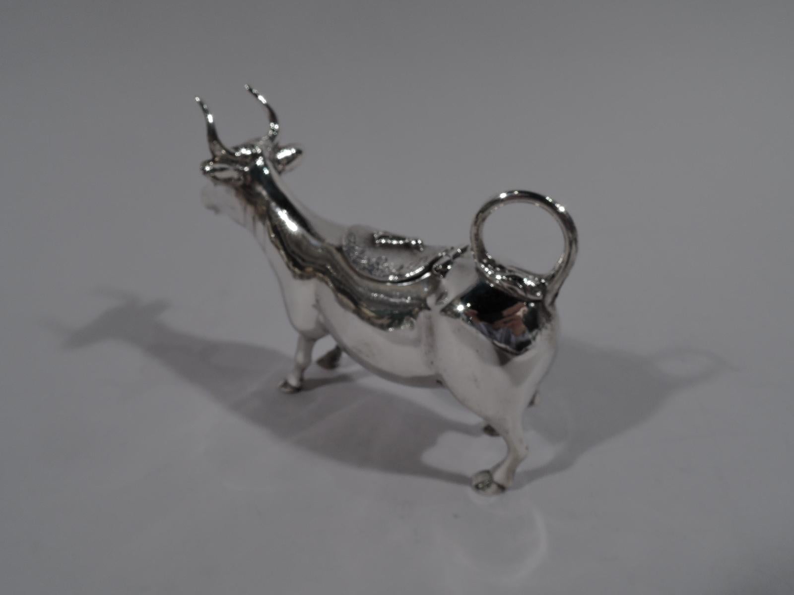American Traditional Sterling Silver Cow Creamer
