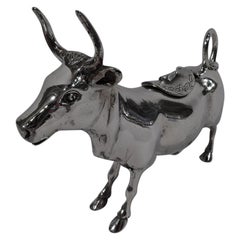 Traditional Sterling Silver Cow Creamer
