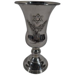 Vintage Traditional Sterling Silver Kiddush Cup