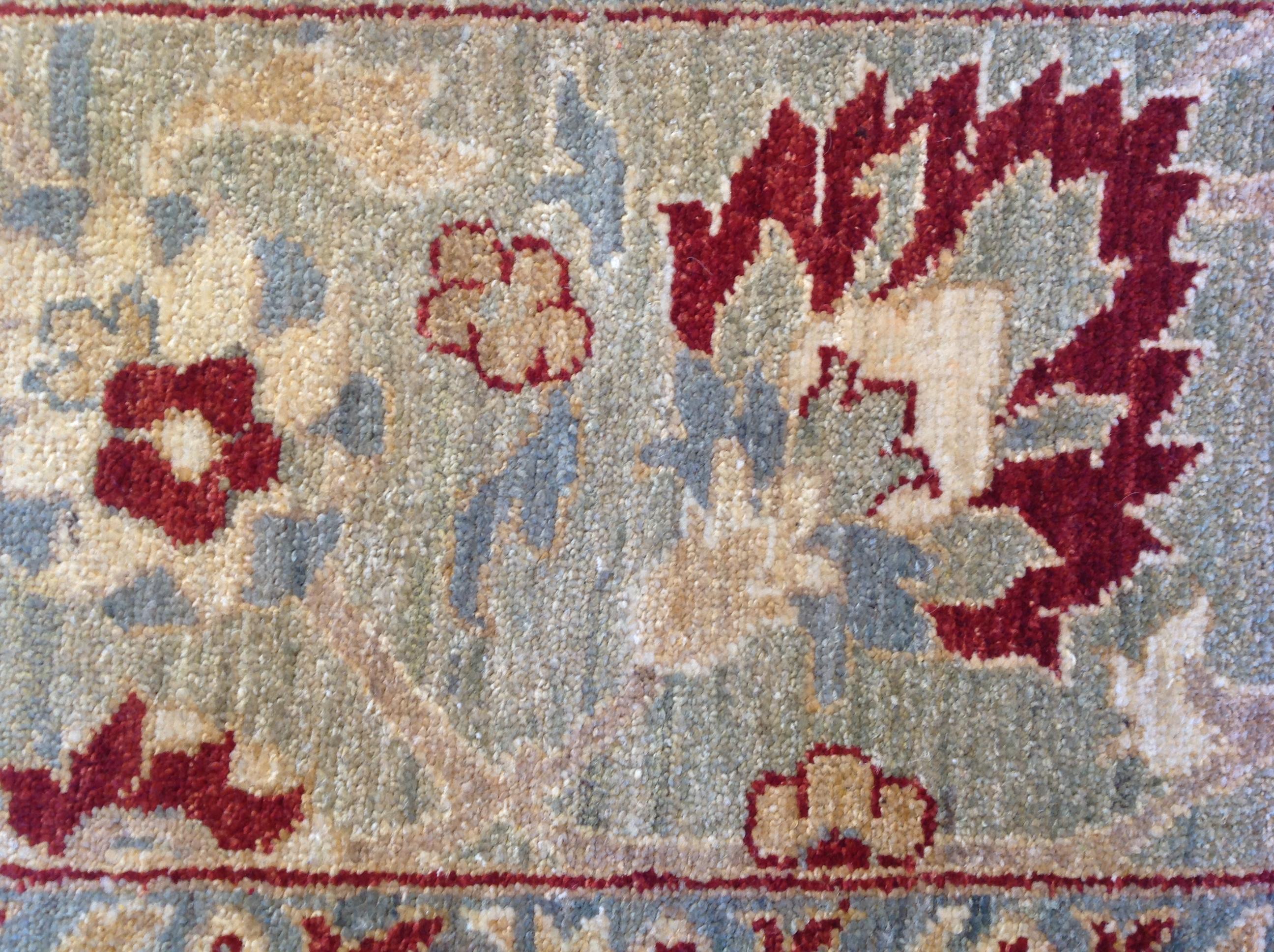 Traditional Style Area Rug with Red and Blue In New Condition For Sale In Los Angeles, CA