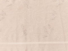 Traditional-Style Aubusson Beige Silk Carpet "Tendril" Designed By Eric Cohler