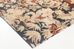 Traditional-Style Flatweave Warm Tan Carpet "Noctiflora" by Doris Leslie Blau