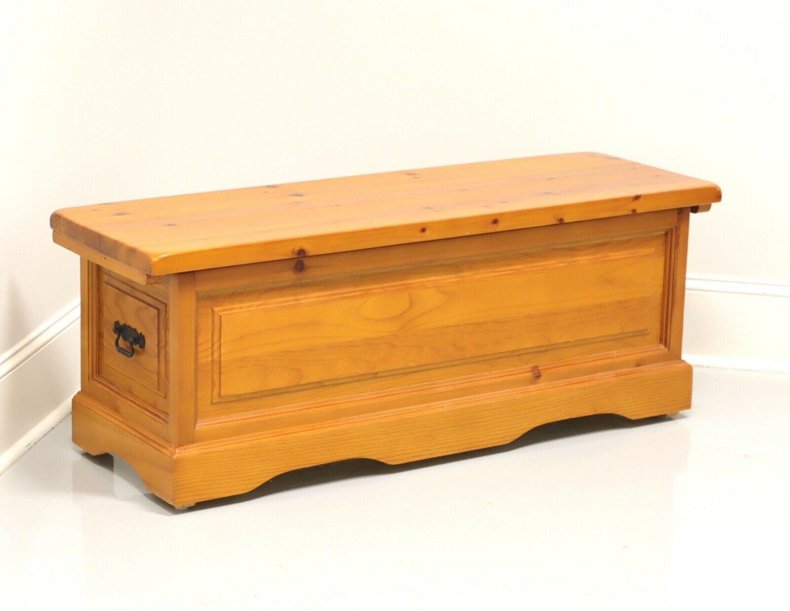 Traditional Style Knotty Pine Coffer / Blanket Chest 3