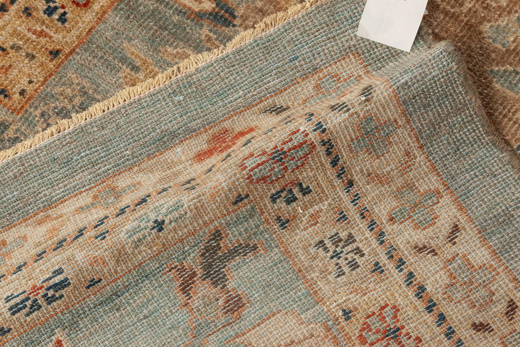 Traditioneller handgefertigter Wollteppich im Sultanabad-Design von Doris Leslie Blau im Angebot 3