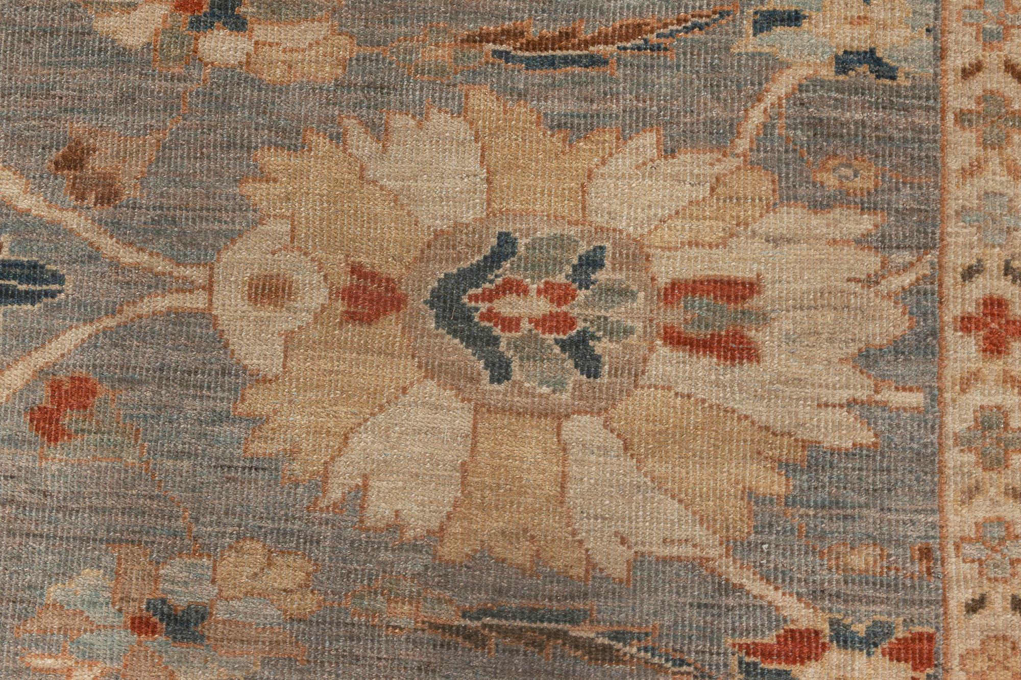 Traditioneller handgefertigter Wollteppich im Sultanabad-Design von Doris Leslie Blau (Persisch) im Angebot