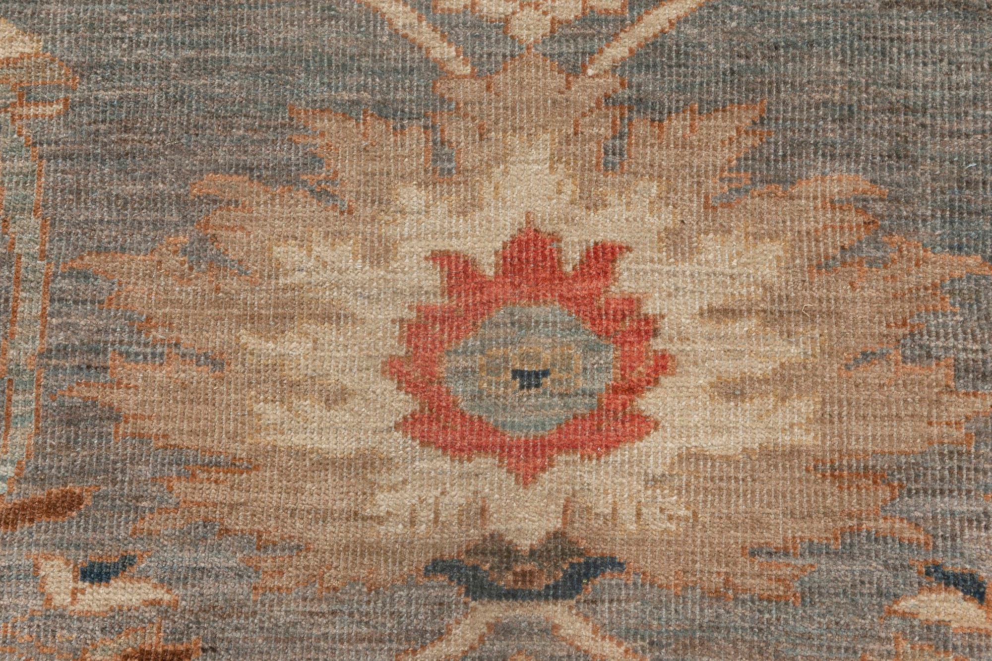 Hand-Knotted Traditional Sultanabad Design Handmade Wool Rug by Doris Leslie Blau For Sale